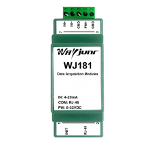4-20mA or 0-10V to network Modbus TCP and MQTT data acquisition module WJ181