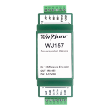 Differential encoder pulse counter or speed measurement, Modbus RTU module WJ157