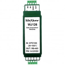 NTC turn RS-485, thermistor temperature modbus data acquisition module WJ126