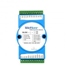 8AI, 4DI, 4DO Mixed Signal RS-485/232, Modbus Data Acquisition Module WJ30