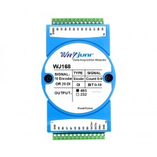 10 encoder pulse counters or 20 DI high-speed counters, Modbus RTUmoduleWJ168 10 encoder pulse counters or 20 DI high-speed counters, Modbus RTUmoduleWJ168