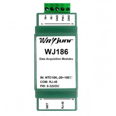 NTC thermistor temperature to network Modbus TCP and MQTTdataacquisitionmodule WJ186 NTC thermistor temperature to network Modbus TCP and MQTTdataacquisitionmodule WJ186